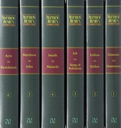 Matthew Henry's Commentary On The Whole Bible, 6 Volumes: 9781598564365 ...