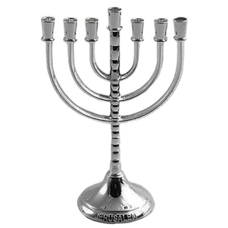 Silver Plated 4.5 Inch Menorah - Christianbook.com