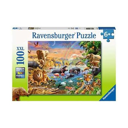 Savannah Jungle Waterhole Puzzle, 100 Pieces - Christianbook.com