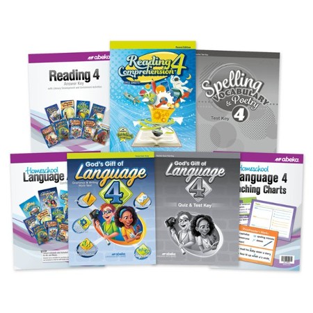 Grade 4 Language Arts Homeschool Parent Kit - Christianbook.com