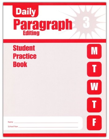 Daily Paragraph Editing, Grade 3 Student Workbook: 9781609633431 ...