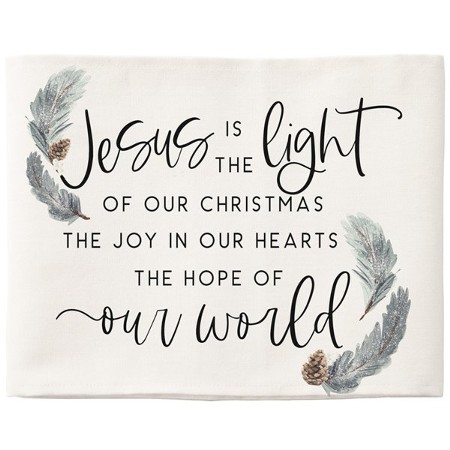 Jesus Is The Light Pillow Hugs - Christianbook.com