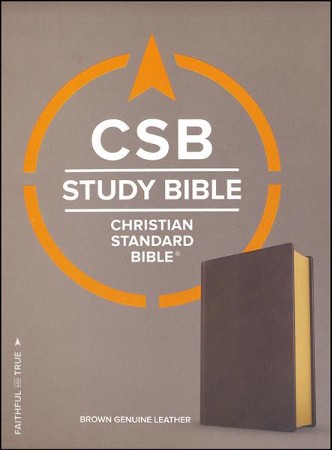 CSB Study Bible, Brown Genuine Leather: 9781433648076 - Christianbook.com