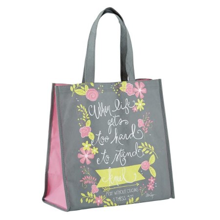 When Life Gets Too Hard to Stand Kneel Tote Bag - Christianbook.com