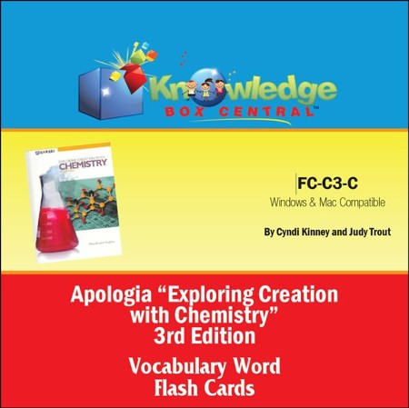 Apologia Exploring Creation With Chemistry 3rd Edition Vocabulary Flash ...