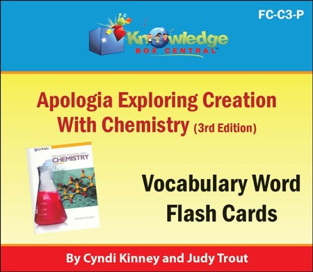 Apologia Exploring Creation With Chemistry 3rd Edition Vocabulary Flash ...