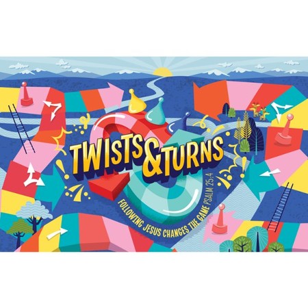 Sticky Foam Shapes 150 Pieces - Twists & Turns VBS 2023 by Lifeway