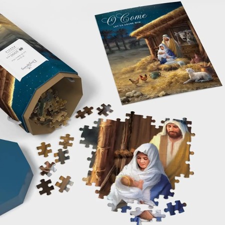 O Come Let Us Adore Him - 1,000 Piece Puzzle