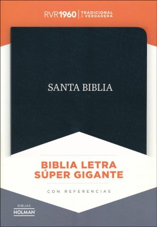 Biblia RVR 1960 Letra Super Gigante, Piel Fab. Negra, Ind. (RVR 1960 ...