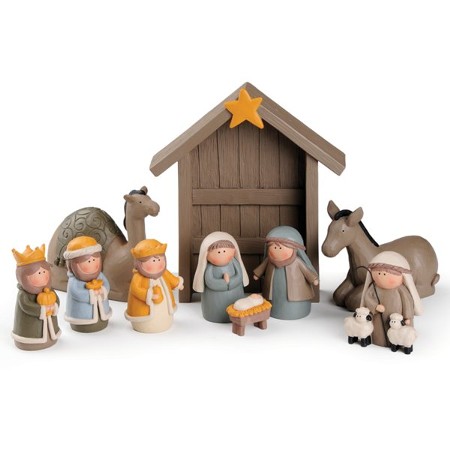Nativity Scene, 10 pieces: Suzi Skoglund - Christianbook.com