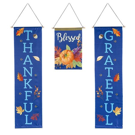 Thankful Grateful Blessed Door Banner Kit: Tina Charles - Christianbook.com