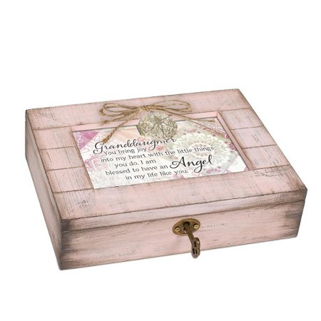 Granddaughter You Bring Joy Into My Heart, Music Box with Locket ...