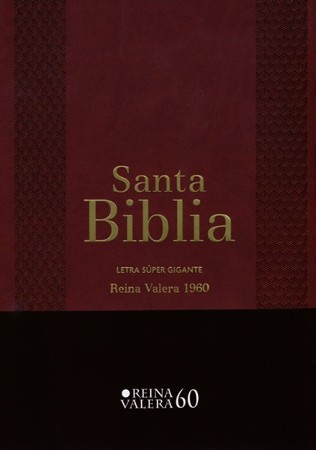 Biblia RVR 1960 Letra Super Gigante, Marron, Indice, Cierre (RVR 1960 ...