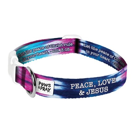 Peace Rescue DoG Collar-Medium Love