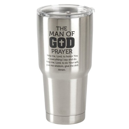 The Man of God Prayer Stainless Steel Tumbler - Christianbook.com