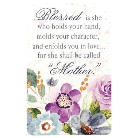Mother, Blessed Is She Pocket card - Christianbook.com
