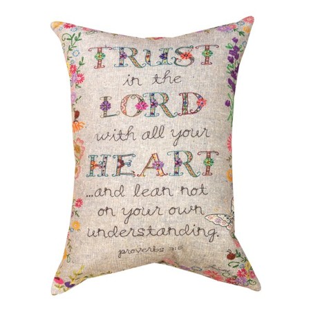 Trust in The Lord, Pillow: Lori Siebert - Christianbook.com