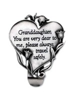 Granddaughter You Are Dear Visor Clip