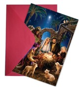 Shining Light Advent Calendar Card with Envelope