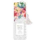 Cast Your Cares on the Lord Bookmark With Tassel