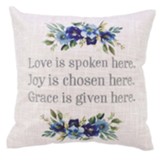 Love Joy Grace Pillow