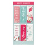 It is Well With My Soul Magnetic Bookmarks, Blue (Set of 6)