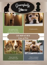 Loss Of Pet Sympathy Cards, Box of 12, (KJV)