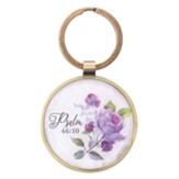 Be Still and Know Keyring with Tin