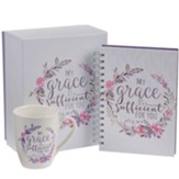 My Grace Is Sufficient Gift Set, Mug and Journal