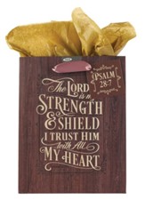 The Lord Is My Strength Gift Bag, Medium