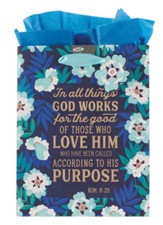 In All Things God Works For Good Gift Bag, Medium