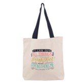 I Can Do All Things Canvas Tote