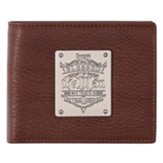 Blessed Is The Man Leather Wallet