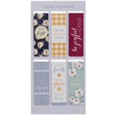 Daisies Magnetic Bookmark, Set of 6