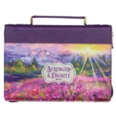 Strength And Dignity Bible Cover, Large