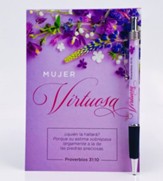 Libreta + boligrafo Mujer Virtuosa (Virtuous Woman Notepad & Pen Set)