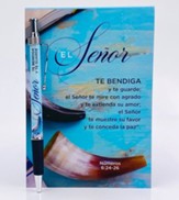 Libreta + boligrafo El Senor te bendiga (May the Lord Bless You Notepad & Pen Set)