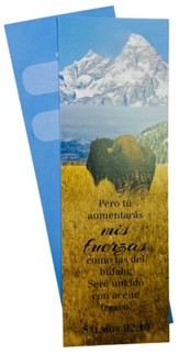 Separadores de libros Mis fuerzas como la del Bufalo (Wild Ox Bookmarks)