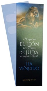 Separadores de libros El Leon de la tribu de Juda (Lion of Judah Bookmarks)