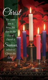 Christ--For Unto You Is Born This Day (Luke 2:11) 3' x 5' Fabric Banner