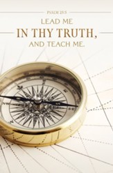 Lead Me In Thy Truth (Psalm 25:5) Bulletins, 100
