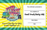 Food Truck Party: Student Certificates, Pack of 48