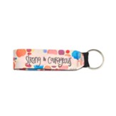 Strong & Courageous Wristlet Keychain
