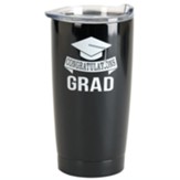 Congratulations, Grad Tumbler, Black