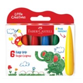 Little Creatives Easy Grip Crayons (pkg. of 6)