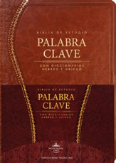 Biblia de Estudio Palabra Clave RVR 1960, piel especial marron (Key-Word Study Bible, Imitation Leather Brown)
