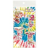Pray, Faith, Joy, Love Tie Dye Magnetic Bookmarks, Set of 4