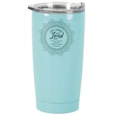Give Thanks to the Lord Stainless Steel Tumbler, Teal