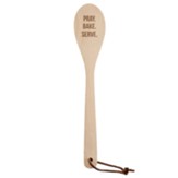 Pray Bake Serve Wooden Spoon