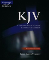 KJV Heritage Edition Bible and Prayer Book--calf split leather, black